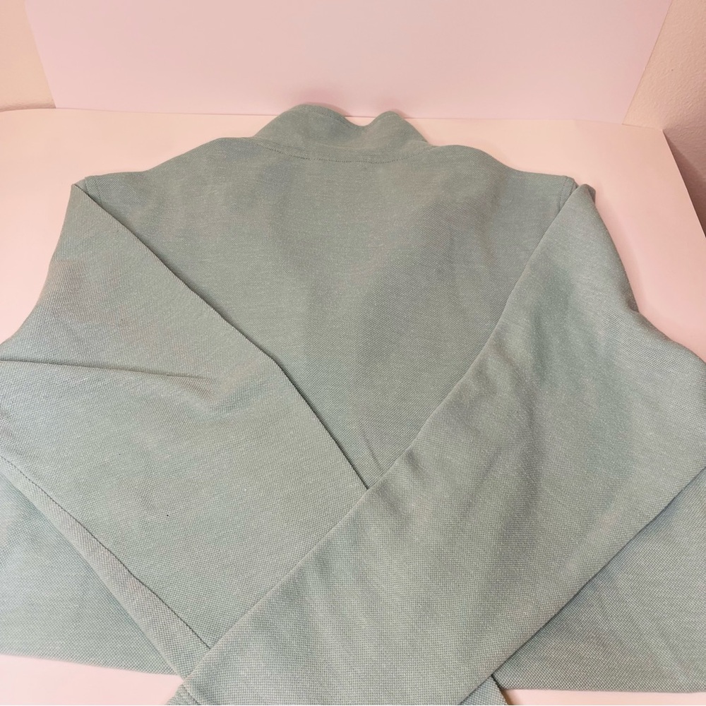 L.L. Bean Men's Comfort Stretch Piqué Quarter Zip Pullover, Long-Sleeve - Picture 4 of 6